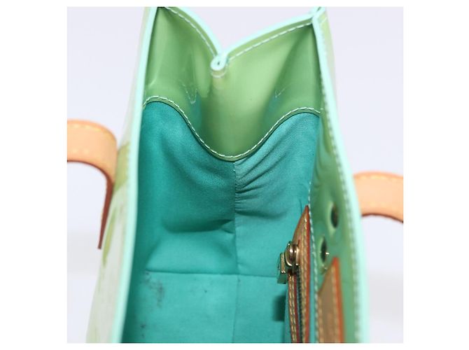 LOUIS VUITTON Vernis Reade PM Handtasche Peppermint M91307 LV Auth 203136A Grün - Ansicht 22