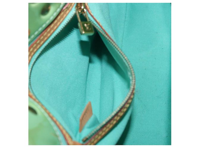 LOUIS VUITTON Vernis Reade PM Handtasche Peppermint M91307 LV Auth 203136A Grün - Ansicht 24