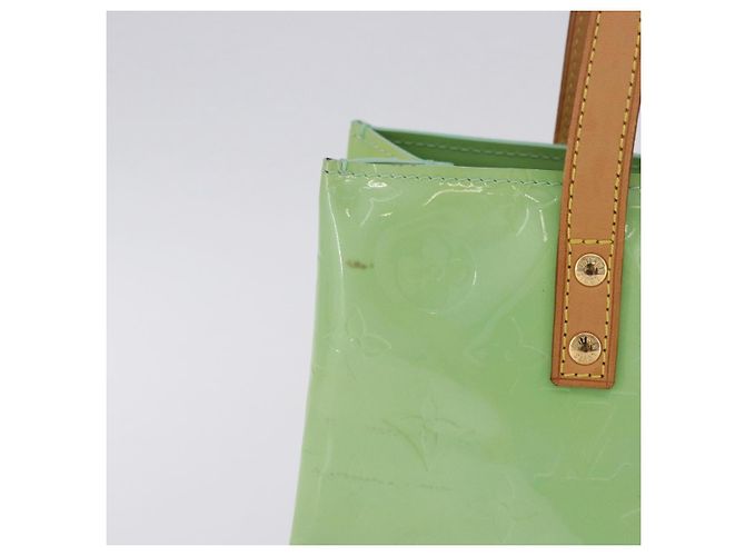 LOUIS VUITTON Vernis Reade PM Handtasche Peppermint M91307 LV Auth 203136A Grün - Ansicht 3