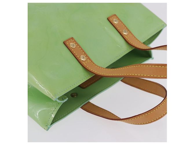 LOUIS VUITTON Vernis Reade PM Handtasche Peppermint M91307 LV Auth 203136A Grün - Ansicht 9