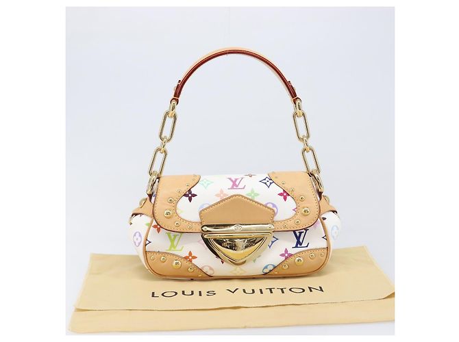 LOUIS VUITTON Monogram Multicolor Marilyn Bag White M40206 LV Auth 200499SAM - view 12