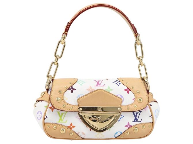 LOUIS VUITTON Monogram Multicolor Marilyn Bag White M40206 LV Auth 200499SAM - view 13