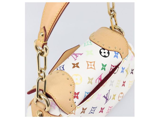 LOUIS VUITTON Monogram Multicolor Marilyn Bag White M40206 LV Auth 200499SAM - view 6