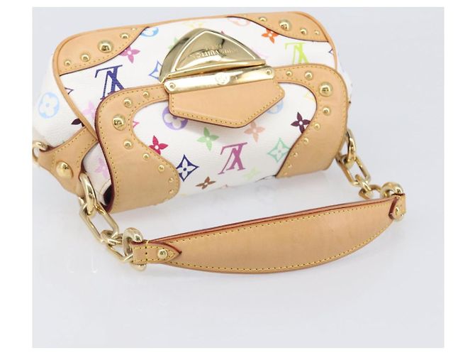 LOUIS VUITTON Monogram Multicolor Marilyn Bag White M40206 LV Auth 200499SAM - view 7