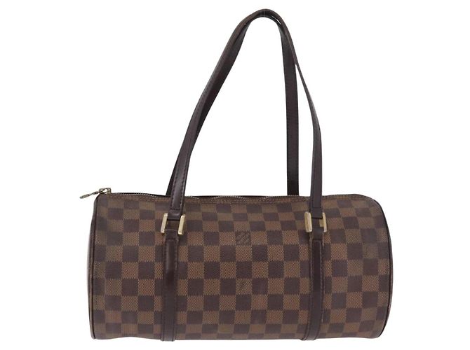 Borsa a mano LOUIS VUITTON Damier Ebene Papillon 30 N51303 LV Auth 199884 - vista 13