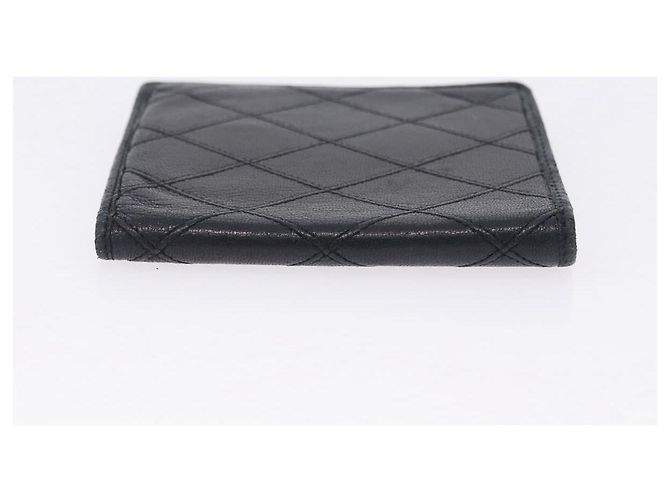 Portafoglio CHANEL in Pelle Set da 2 Nero CC Auth bs36925 - vista 13