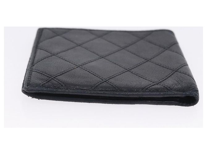 Portafoglio CHANEL in Pelle Set da 2 Nero CC Auth bs36925 - vista 15