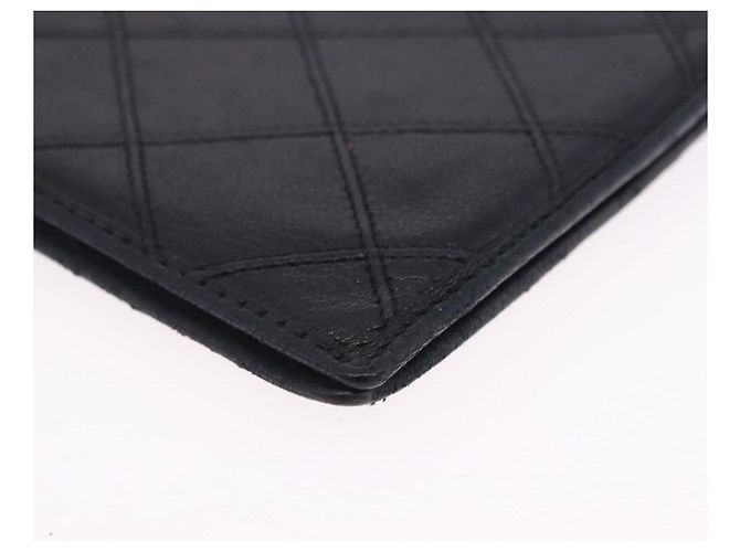 Portafoglio CHANEL in Pelle Set da 2 Nero CC Auth bs36925 - vista 16
