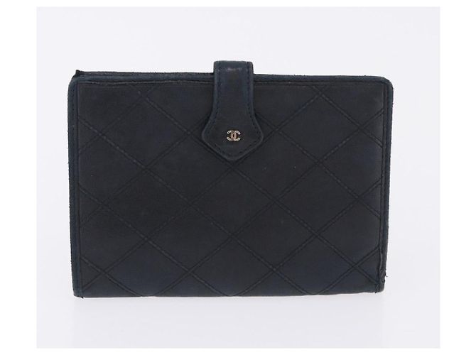 Portafoglio CHANEL in Pelle Set da 2 Nero CC Auth bs36925 - vista 2
