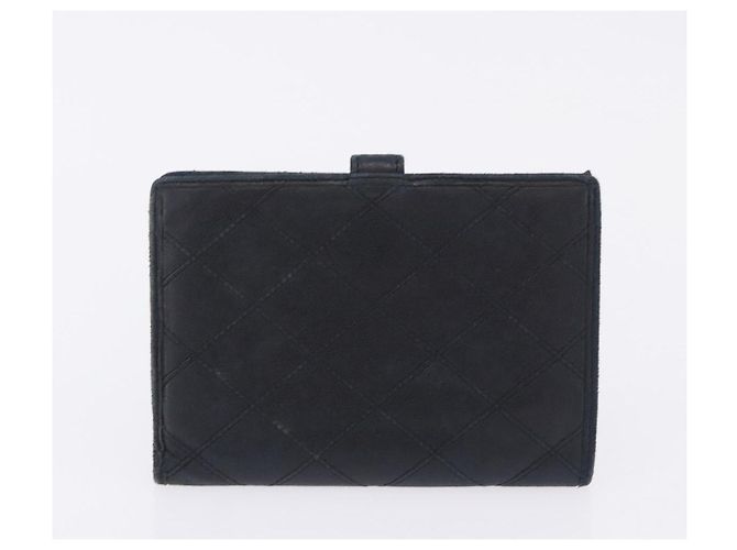 Portafoglio CHANEL in Pelle Set da 2 Nero CC Auth bs36925 - vista 3