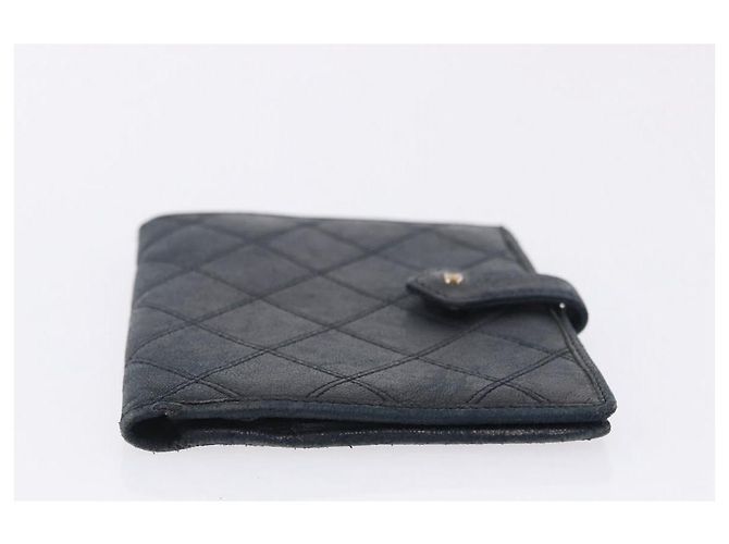 Portafoglio CHANEL in Pelle Set da 2 Nero CC Auth bs36925 - vista 4