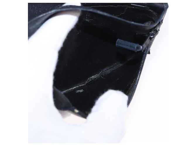 Portafoglio CHANEL in Pelle Set da 2 Nero CC Auth bs36925 - vista 9