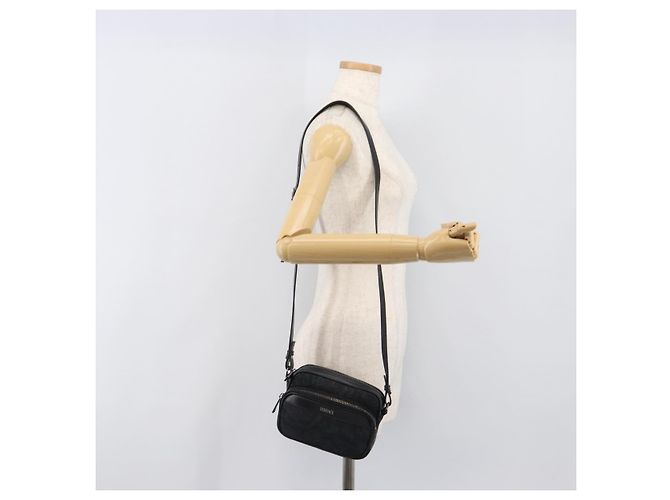 Borsa a tracolla VERSACE Canvas Black Silver Auth 200699V Nero Argento - vista 23