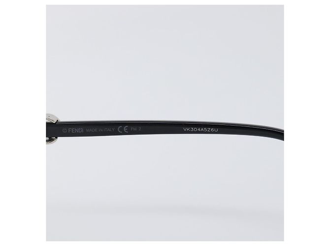 FENDI Sonnenbrille Kunststoff Black Auth BA15675V Schwarz - Ansicht 10