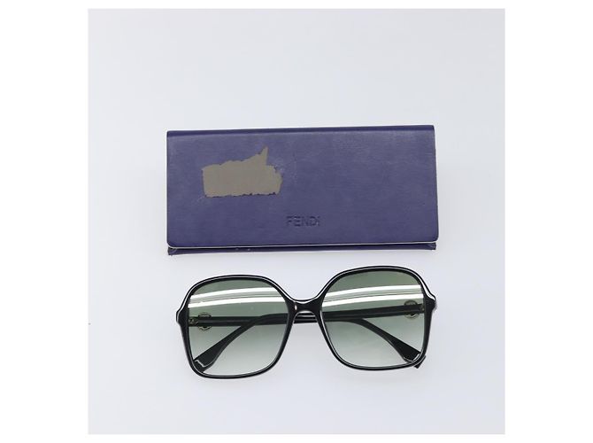 FENDI Sonnenbrille Kunststoff Black Auth BA15675V Schwarz - Ansicht 12