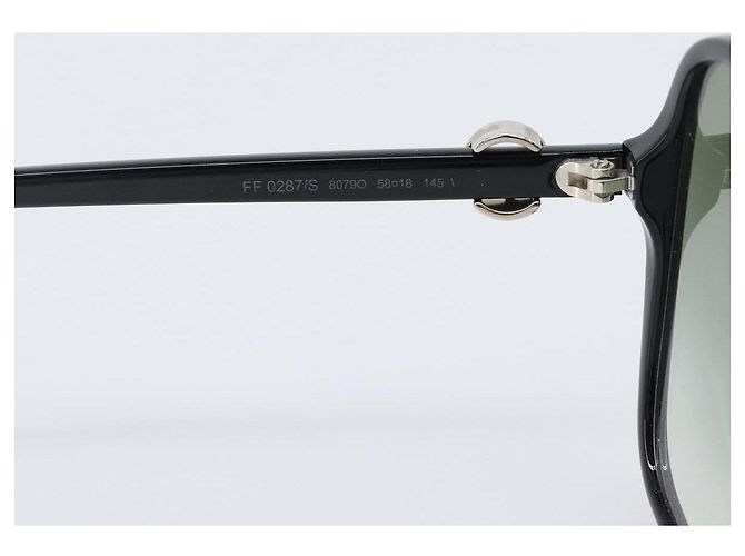 FENDI Sonnenbrille Kunststoff Black Auth BA15675V Schwarz - Ansicht 14