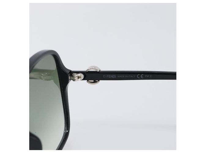 FENDI Sonnenbrille Kunststoff Black Auth BA15675V Schwarz - Ansicht 9