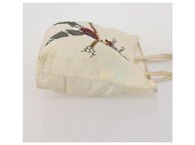 Borsa a Tracolla PRADA Borsa Tote Nylon 4 Set Khaki Pink Auth ti4038 Rosa Cachi - vista 16