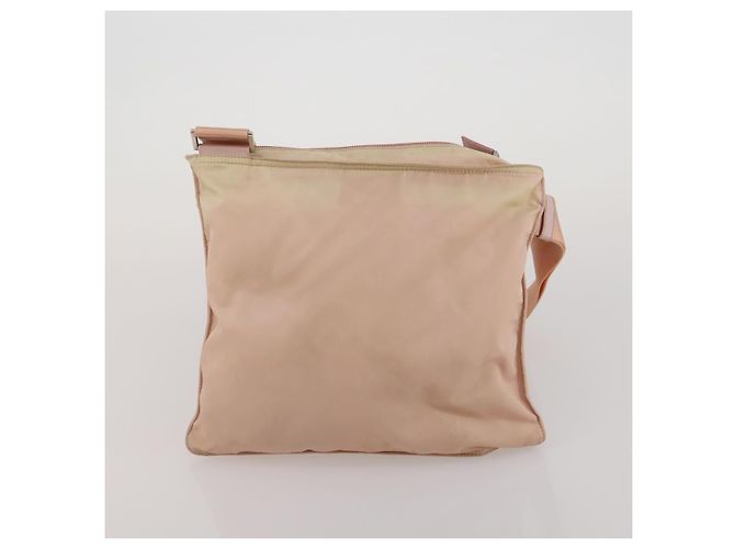 Borsa a Tracolla PRADA Borsa Tote Nylon 4 Set Khaki Pink Auth ti4038 Rosa Cachi - vista 21