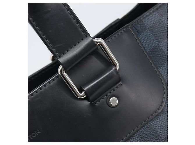 Borsa a mano LOUIS VUITTON Damier Cobalt Cabavayage N41397 LV Auth bs36884 - vista 10