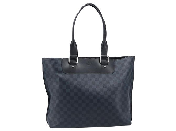 Borsa a mano LOUIS VUITTON Damier Cobalt Cabavayage N41397 LV Auth bs36884 - vista 13