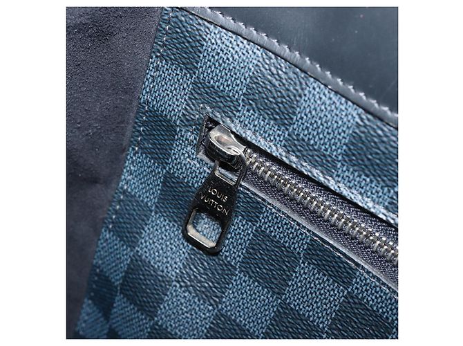 Borsa a mano LOUIS VUITTON Damier Cobalt Cabavayage N41397 LV Auth bs36884 - vista 22