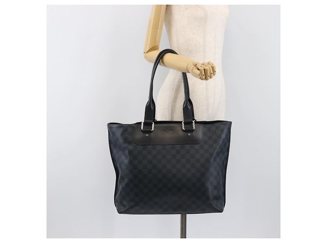 Borsa a mano LOUIS VUITTON Damier Cobalt Cabavayage N41397 LV Auth bs36884 - vista 25