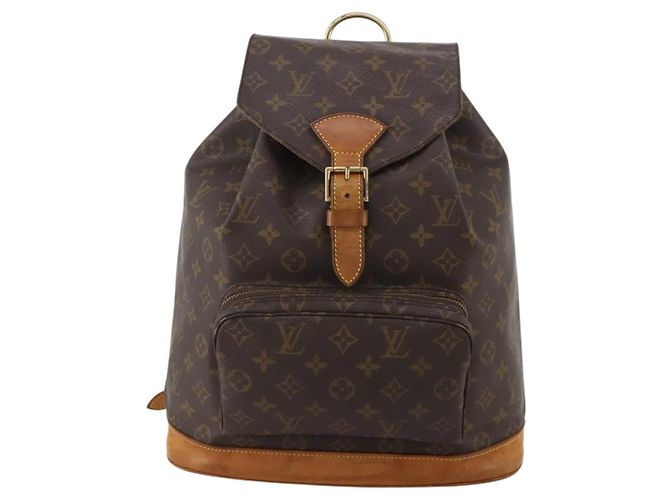 Zaino LOUIS VUITTON Monogram Montsouris GM M51135 LV Auth 200651A Monogramma - vista 13