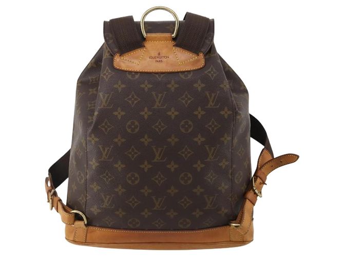 Zaino LOUIS VUITTON Monogram Montsouris GM M51135 LV Auth 200651A Monogramma - vista 2