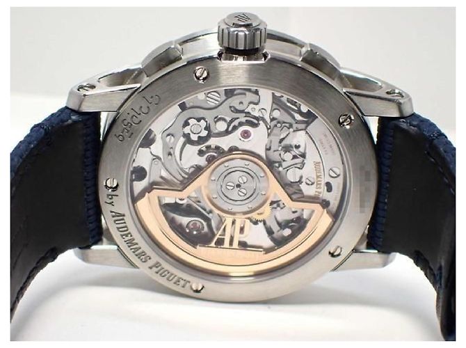 AUDEMARS PIGUET CODE 11.59 by Chronograph blue 26393ST '23 Mens Argento - vista 13