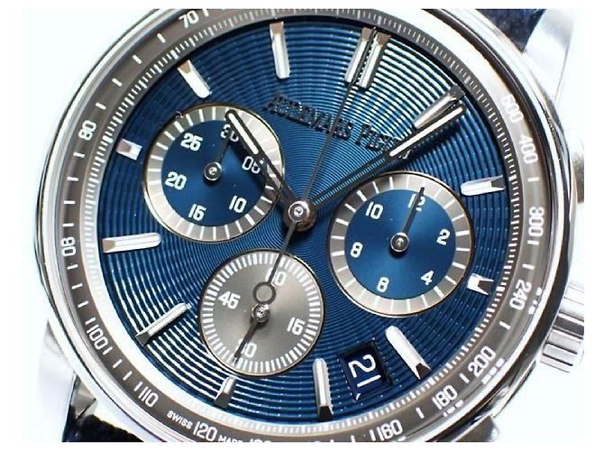 AUDEMARS PIGUET CODE 11.59 by Chronograph blue 26393ST '23 Mens Argento - vista 4