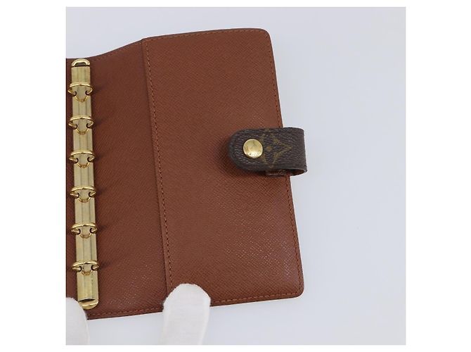 LOUIS VUITTON Monogram Agenda PM Day Planner Cover R20005 LV Auth BA15745 Monograma - vista 17