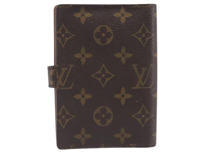 LOUIS VUITTON Monogram Agenda PM Day Planner Cover R20005 LV Auth BA15745 Monograma - vista 2