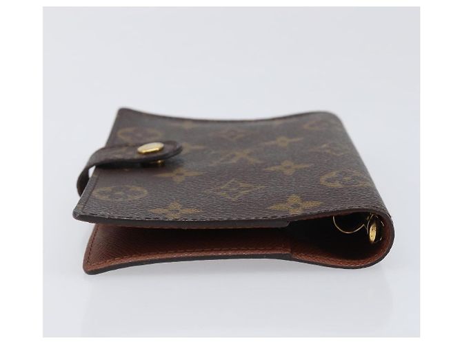 LOUIS VUITTON Monogram Agenda PM Day Planner Cover R20005 LV Auth BA15745 Monograma - vista 5