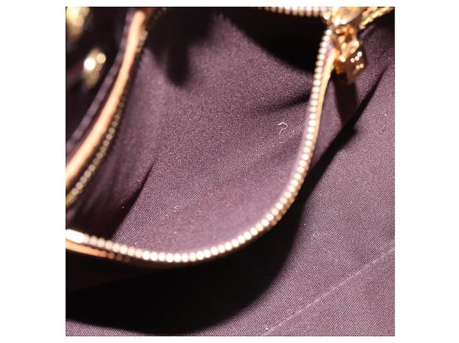 LOUIS VUITTON Monogram Vernis Reade PM Hand Bag Amarante M91993 LV Auth BA15724 Bordò - vista 20