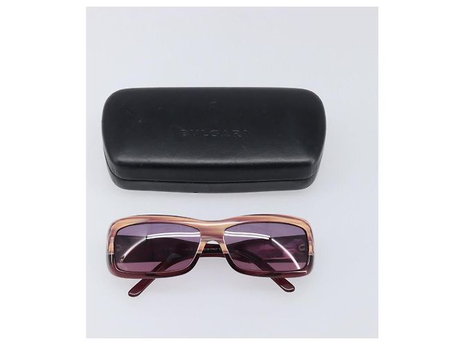 Bulgari Occhiali da sole BVLGARI plastica Purple Auth BA15682 Porpora - vista 12