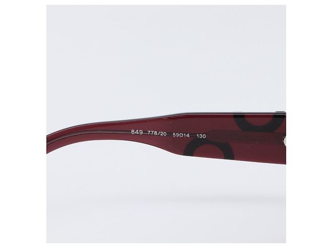Bulgari Occhiali da sole BVLGARI plastica Purple Auth BA15682 Porpora - vista 15