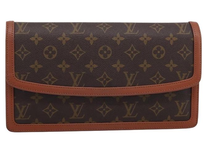 LOUIS VUITTON Monogram Pochette Dam GM Clutch Bag M51810 LV Auth ka6089 Monogramma - vista 13