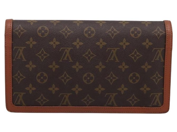 LOUIS VUITTON Monogram Pochette Dam GM Clutch Bag M51810 LV Auth ka6089 Monogramma - vista 2