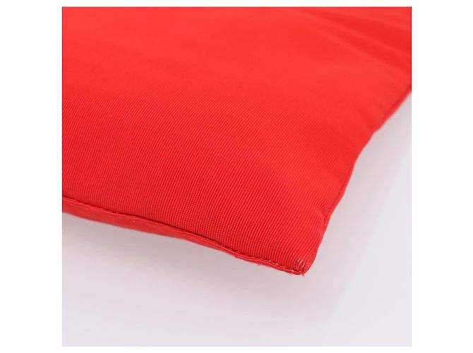 Borsa a pochette FENDI Zucca Canvas Rosso Oro Auth 200728A D'oro - vista 15