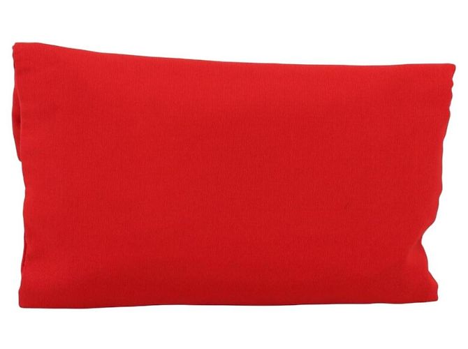 Borsa a pochette FENDI Zucca Canvas Rosso Oro Auth 200728A D'oro - vista 2