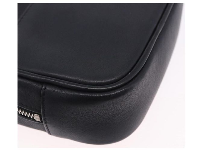 Autre Marque Borsa a tracolla SAINT LAURENT Pelle Nero Argento 457574 Auth ka6144M - vista 17