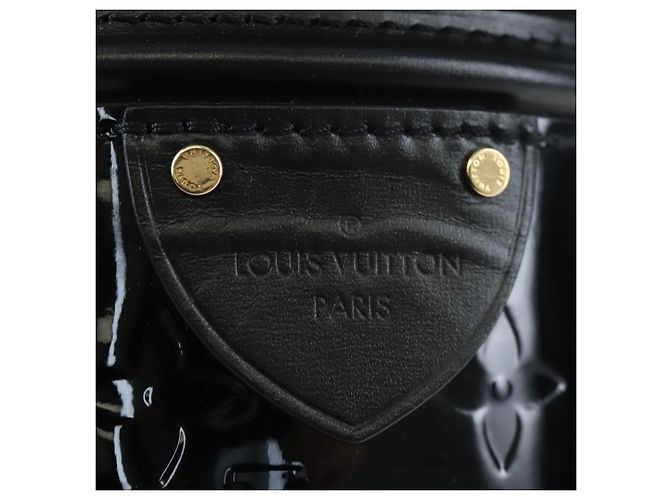 LOUIS VUITTON Monogram Vernis Cannes PM Hand Bag Black M53997 LV Auth 200965SAM Nero - vista 10
