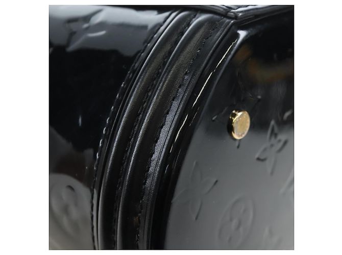 LOUIS VUITTON Monogram Vernis Cannes PM Hand Bag Black M53997 LV Auth 200965SAM Nero - vista 18