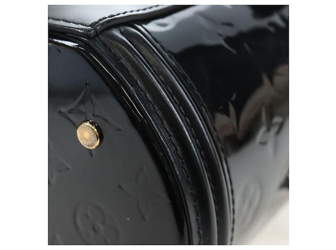 LOUIS VUITTON Monogram Vernis Cannes PM Hand Bag Black M53997 LV Auth 200965SAM Nero - vista 19