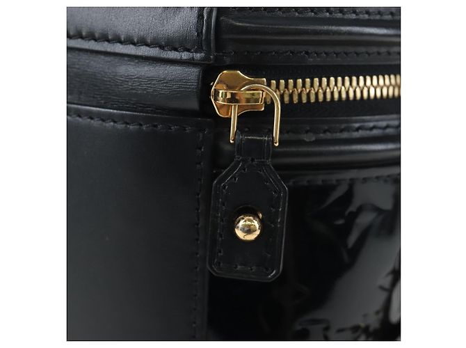 LOUIS VUITTON Monogram Vernis Cannes PM Hand Bag Black M53997 LV Auth 200965SAM Nero - vista 21