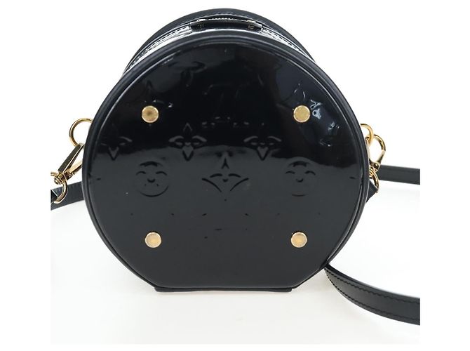 LOUIS VUITTON Monogram Vernis Cannes PM Hand Bag Black M53997 LV Auth 200965SAM Nero - vista 5