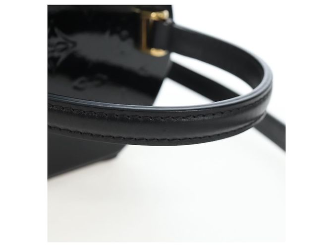 LOUIS VUITTON Monogram Vernis Cannes PM Hand Bag Black M53997 LV Auth 200965SAM Nero - vista 7