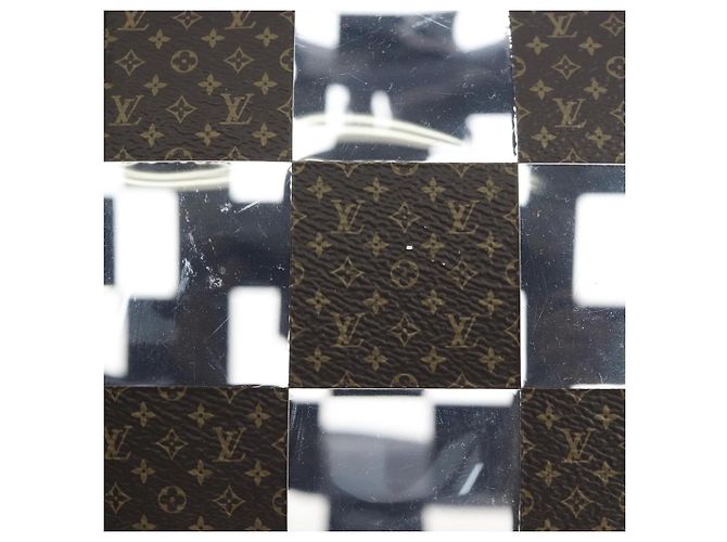 Borsa LOUIS VUITTON monogram chess Keepall Bandouliere 50 M20864 LV Auth 199399SM Monogramma - vista 11