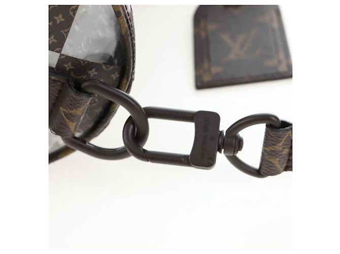Borsa LOUIS VUITTON monogram chess Keepall Bandouliere 50 M20864 LV Auth 199399SM Monogramma - vista 19